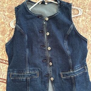 American Eagle NWT Denim Vest